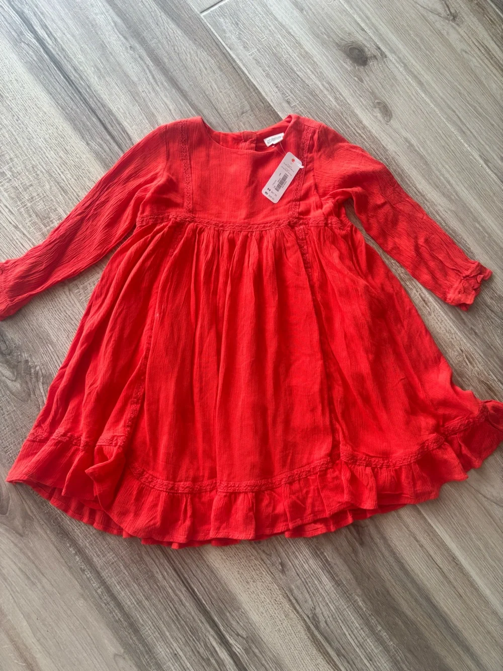 Gymboree Red Long Sleeve Twirl Dress size 3T new with tags